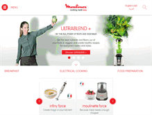 Tablet Screenshot of moulinex-me.com